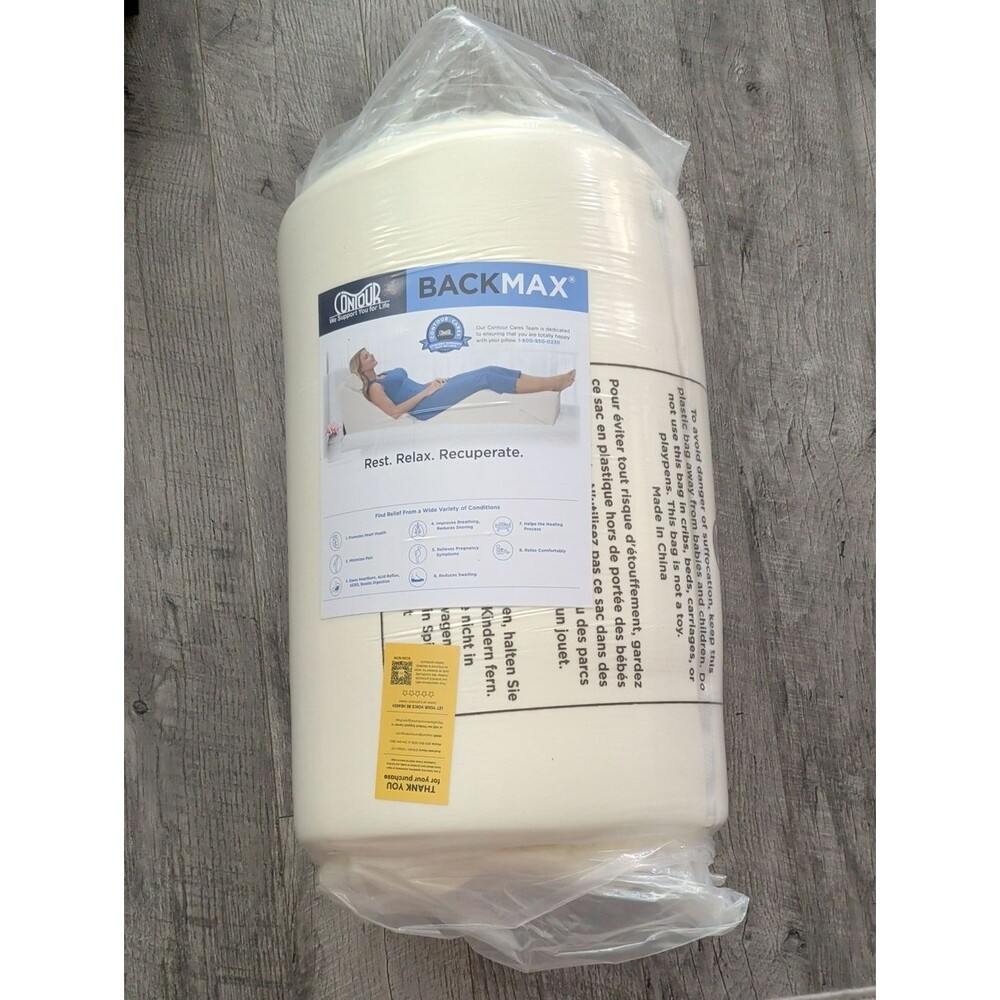 BackMax Lumbar Support Pillow by Contour 20 Inch
